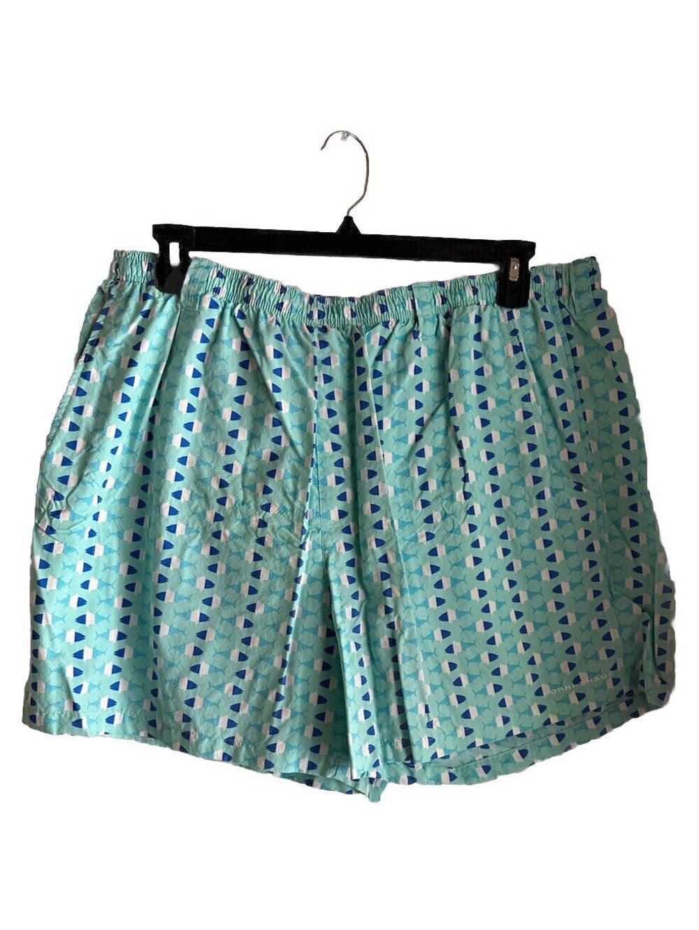 Columbia PFG Omni Shade Sailfish Print Trunks Shorts Size XXL 8" Mint Condition